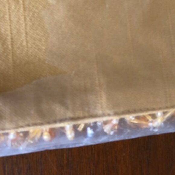 WATERFORD Shanghai Gold Leaf Beaded Place Mats 4 - Picture 14 of 16